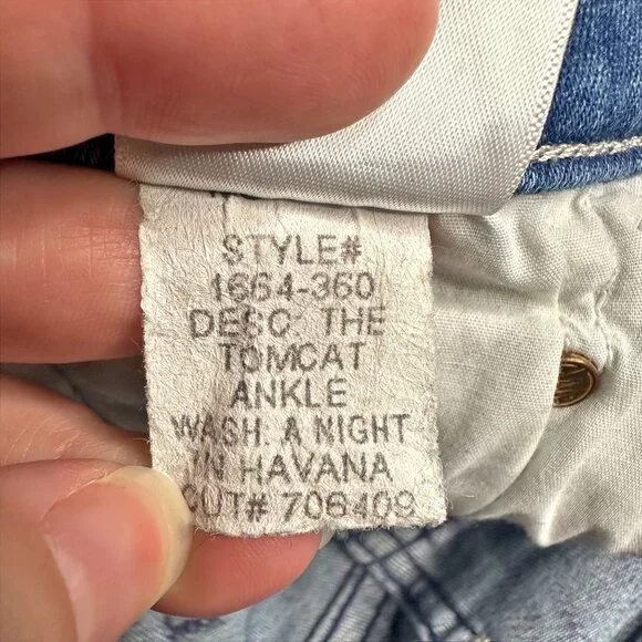 MOTHER The Tomcat Ankle A Night in Havana Jeans - Picture 11 of 12